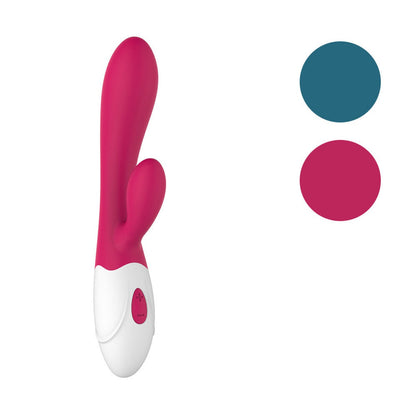 Velvetine Ruby Rechargeable Rabbit Vibrator - Pink