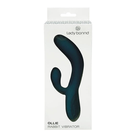 Lady Bonnd Ollie Rechargeable Rabbit Vibrator - Ocean