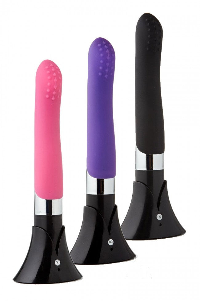 Nu Sensuelle Pearl G-Spot Vibrator with Unique Massaging Pearl Tip - Purple