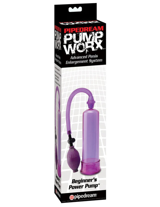 Pipedream Pump Worx Beginners Power Cock Pump - Purple