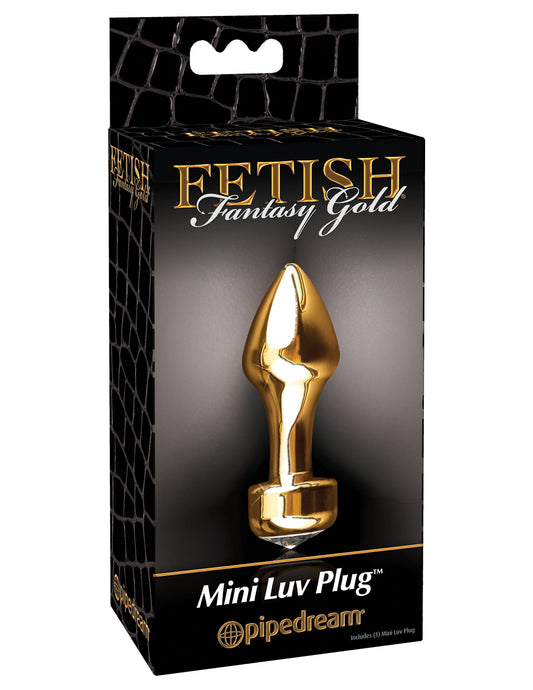 Pipedream Fetish Fantasy Series Gold Mini Luv Anal Plug