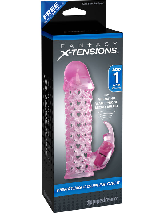 Pipedream Fantasy X-Tensions Vibrating Couples Cage