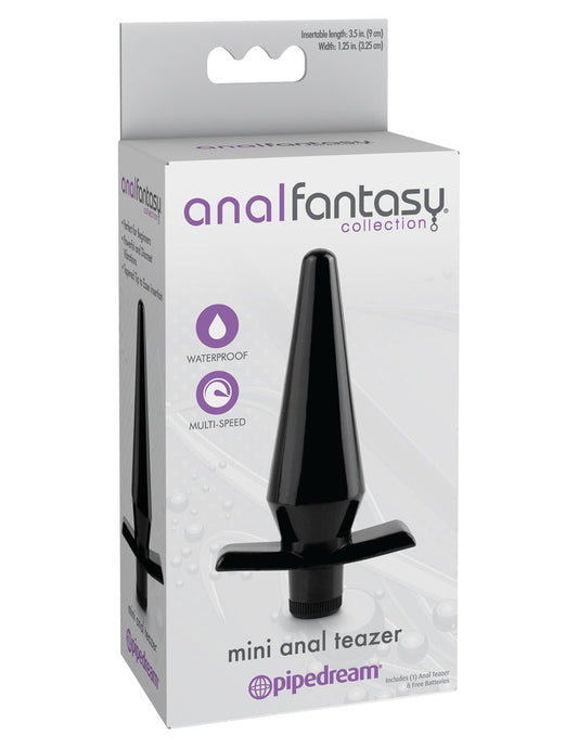 Pipedream Anal Fantasy Collection Vibrating Mini Anal Teazer - Black