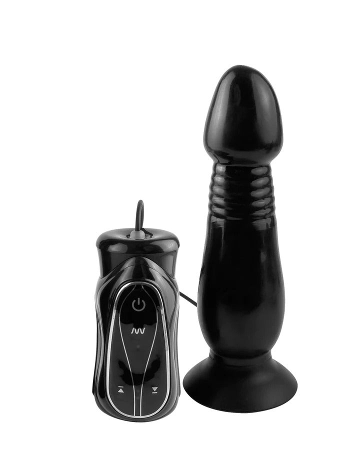 Pipedream Anal Fantasy Collection Vibrating Thruster Anal Plug - Black