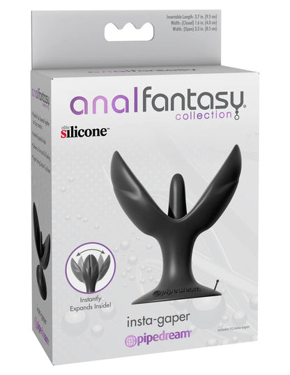 Pipedream Anal Fantasy Collection Insta-gaper Anal Expander - Black