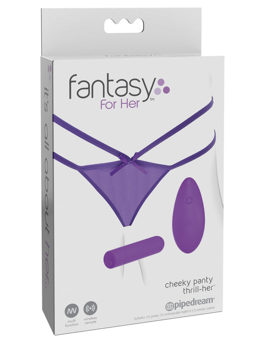 Pipedream Fantasy For Her Rechargeable Cheeky Panty Thrill-Her with Remote Control