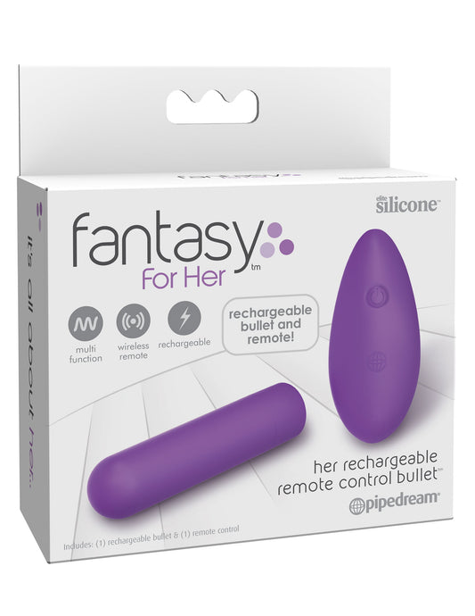 Pipedream Fantasy For Her - Her Rechargeable Remote Control Bullet