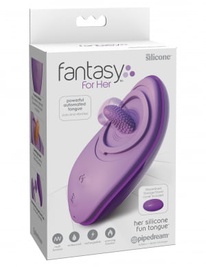 Pipedream Fantasy For Her Rechargeable Her Silicone Fun Tongue Stimulator