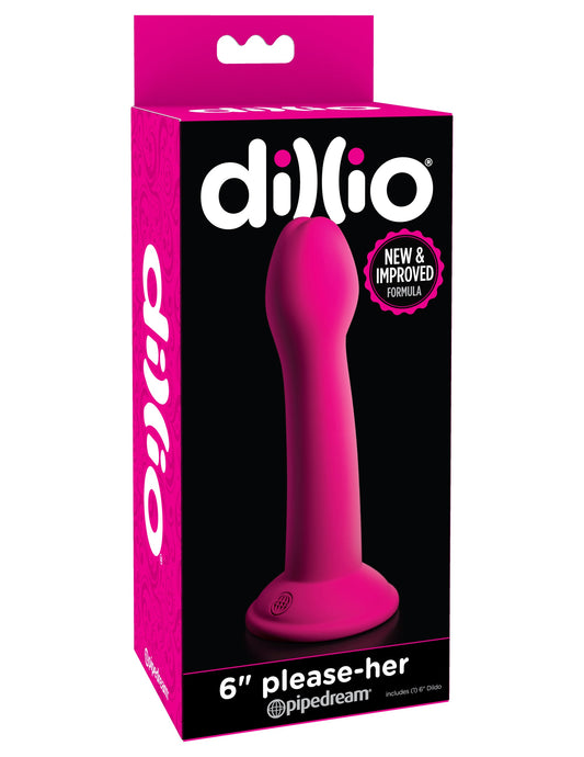 Pipedream Dillio 6" Please Her Dildo - Pink