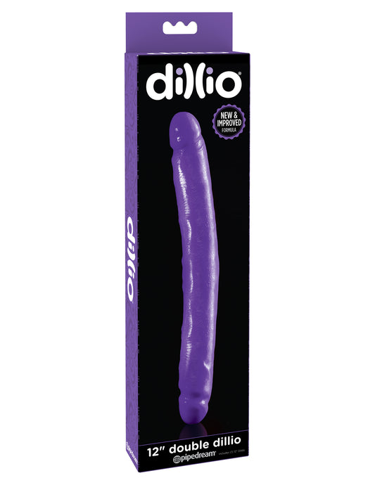 Pipedream Dillio 12" Double Dong - Purple