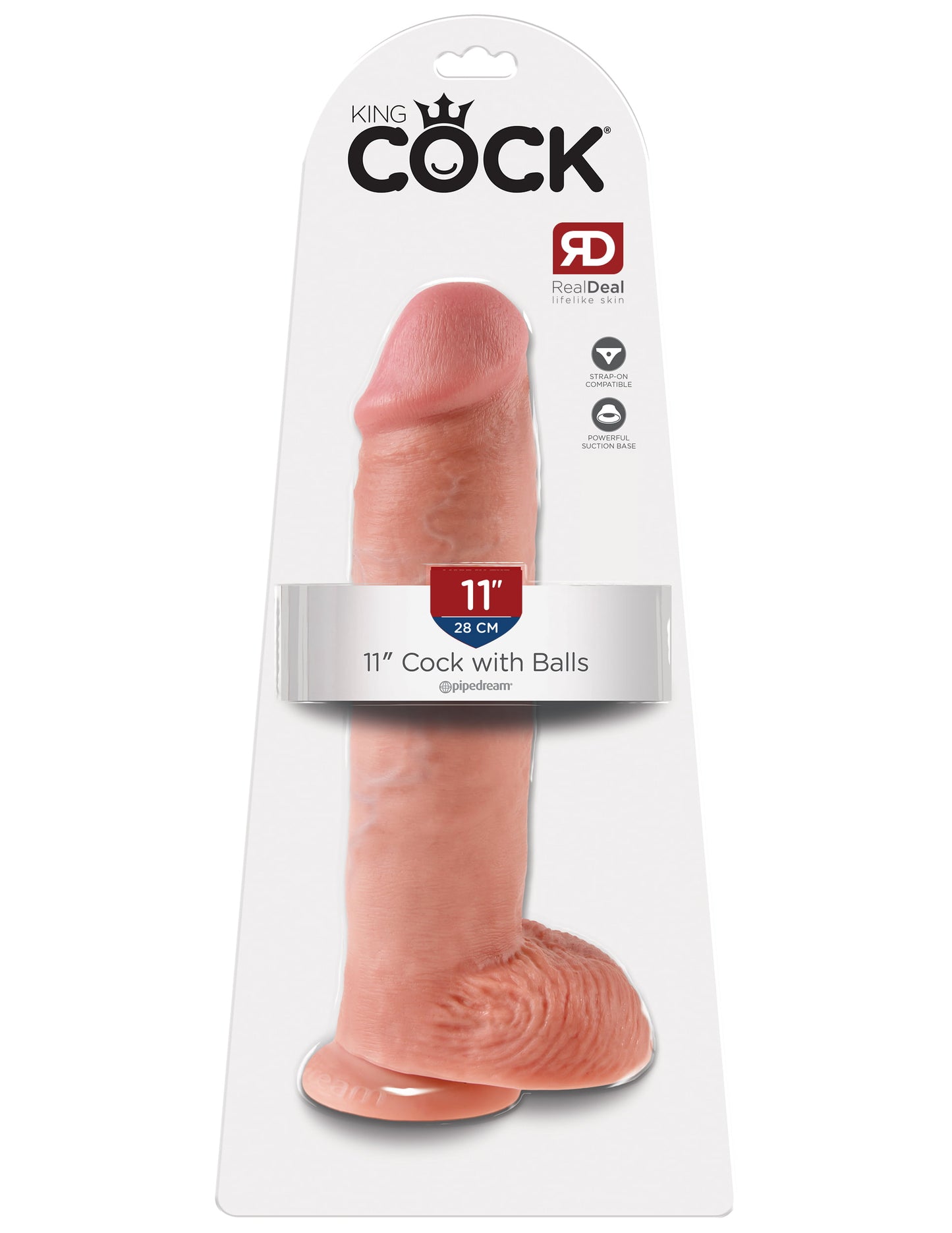 King Cock 11″ Cock with Balls