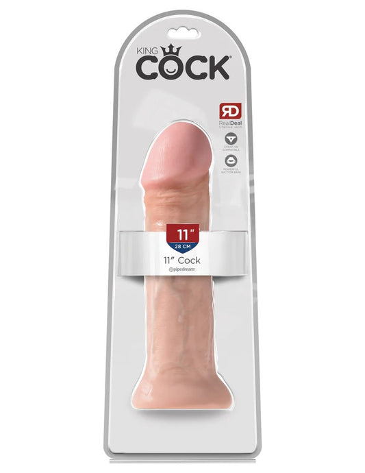 Pipedream King Cock Suction Cup 11" Cock - Light