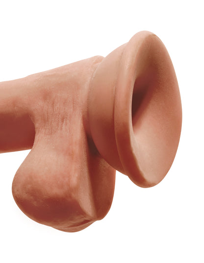 Pipedream King Cock Plus 6.5" Triple Density Cock with Balls - Tan