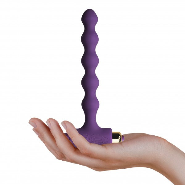 Rocks Off Petite Sensations 7 Speed Anal Pearls - Purple