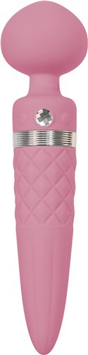 BMS Pillow Talk Sultry Rechargeable Dual Ended Warming Massager - Pink