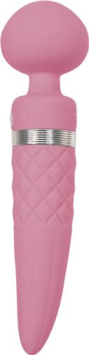 BMS Pillow Talk Sultry Rechargeable Dual Ended Warming Massager - Pink