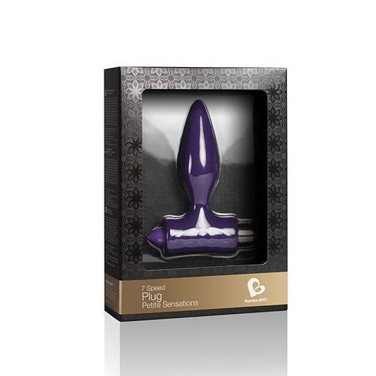 Rocks Off Petite Sensations 7 Speed Anal Plug - Purple