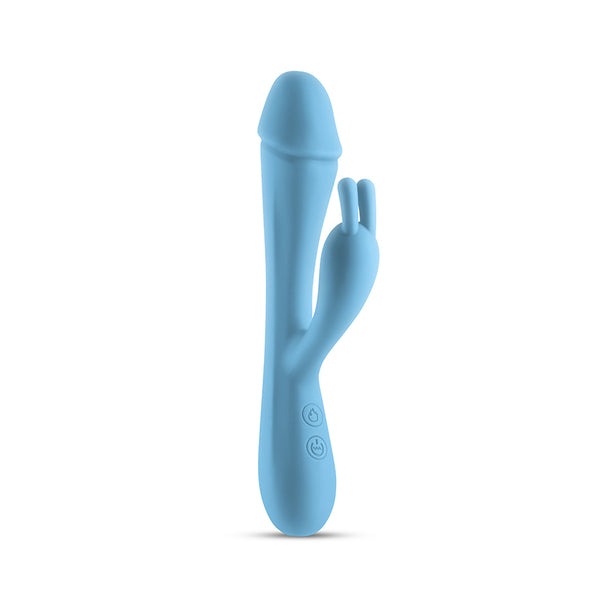 NS Novelties Scarlett Rechargeable Rabbit Vibe - Light Blue