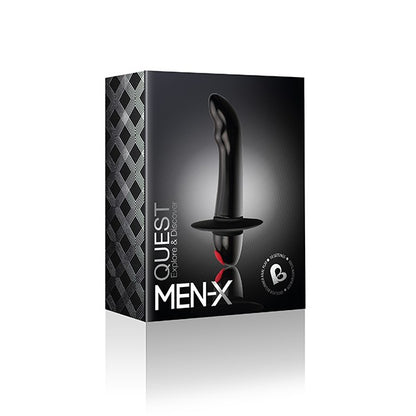 Rocks Off Men-X Quest Prostate Massager - Onyx Black