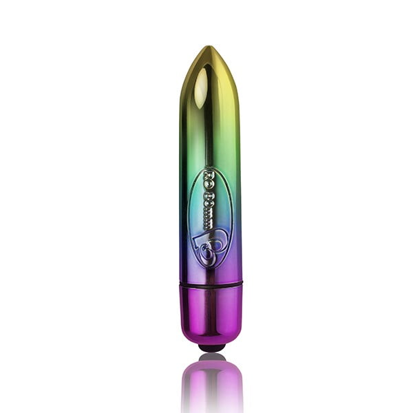 Rocks Off 7 Speed RO-80mm Rainbow Bullet Vibrator