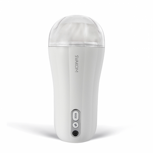 Svakom Robin Powerful Vibrating Masturbator - White