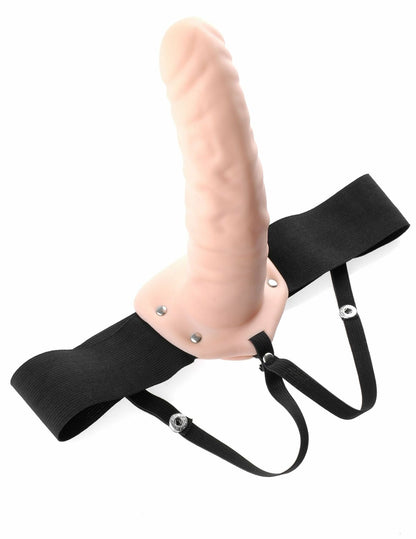 Pipedream Fetish Fantasy Series 8'' Hollow Strap-On - Light