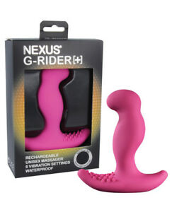 Nexus G-Rider Plus Rechargeable G-Spot/P-Spot Vibrator - Pink