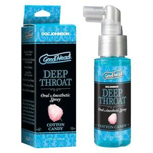 Doc Johnson GoodHead Deep Throat Oral Anesthetic Spray 59ml - Cotton Candy