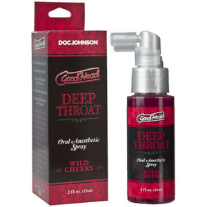 Doc Johnson GoodHead Deep Throat Oral Anesthetic Spray 59ml - Cherry