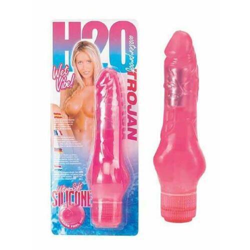 Seven Creations H2O Waterproof Trojan Wet Vibe - Pink