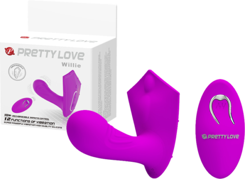 Pretty Love by Baile Rechargeable Vibrator with Remote Control Willie