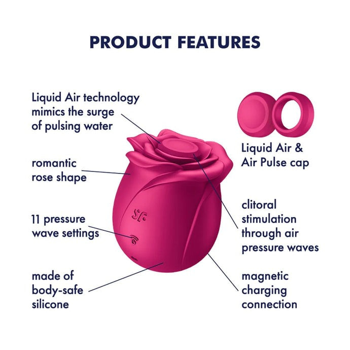 Satisfyer Pro 2 Classic Blossom Rose Clitoral Stimulator
