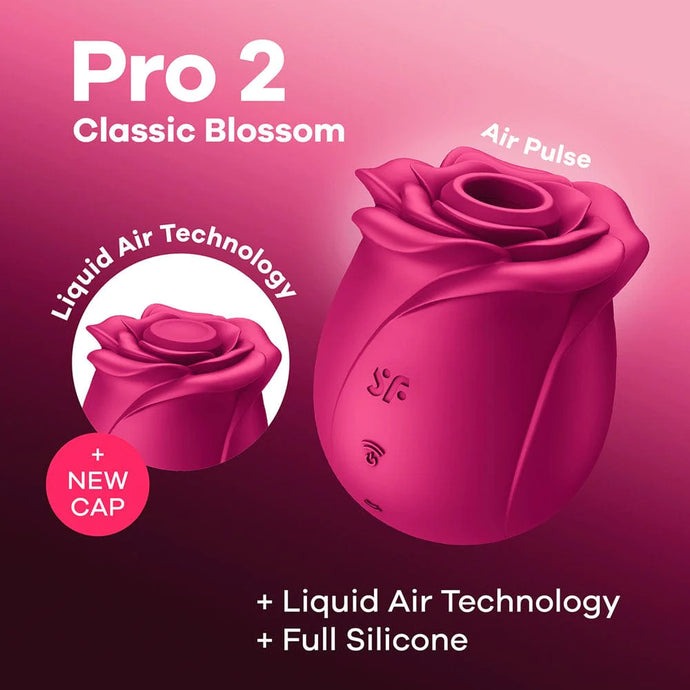 Satisfyer Pro 2 Classic Blossom Rose Clitoral Stimulator