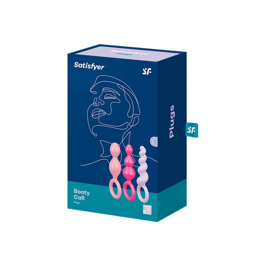 Satisfyer Booty Call Anal Plugs - Multicoloured