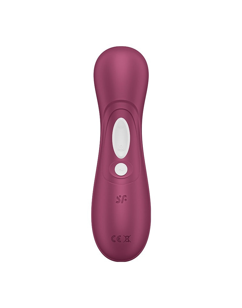 Satisfyer Pro 2 Generation 3 Rechargeable Air Pulse Clitoral Stimulator + Vibration - Wine