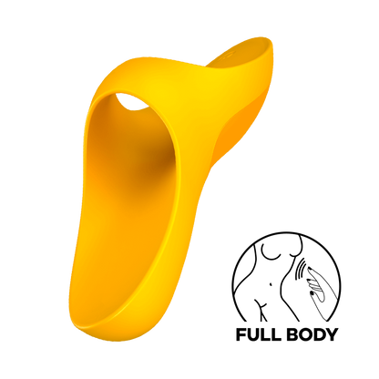 Satisfyer Teaser Rechargeable Finger Vibrator - Yellow