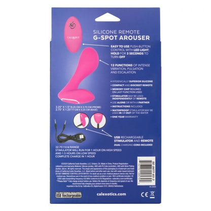 CalExotics Silicone Remote G-Spot Arouser - Pink