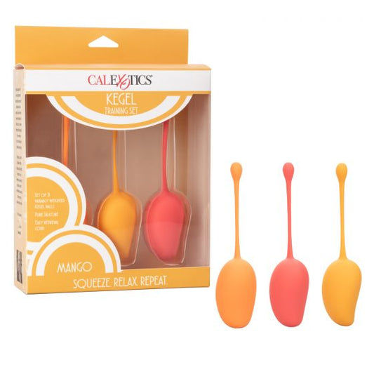 CalExotics Kegel Training 3pc Set - Mango