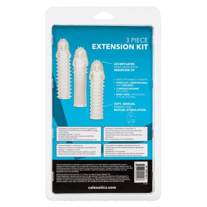 CalExotics 3 Piece Penis Extension Kit