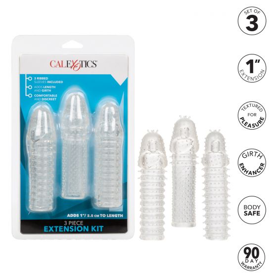 CalExotics 3 Piece Penis Extension Kit