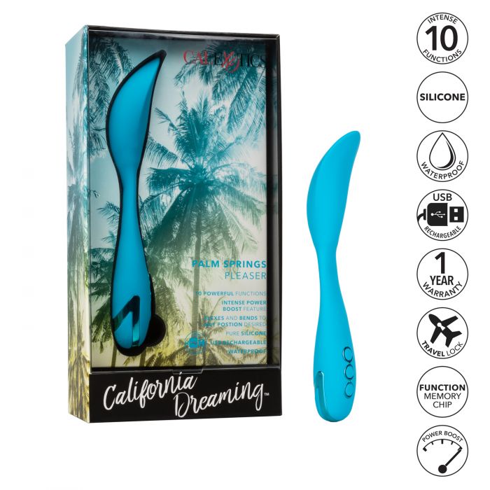 California Dreaming Palm Springs Pleaser Rechargeable Vibrator