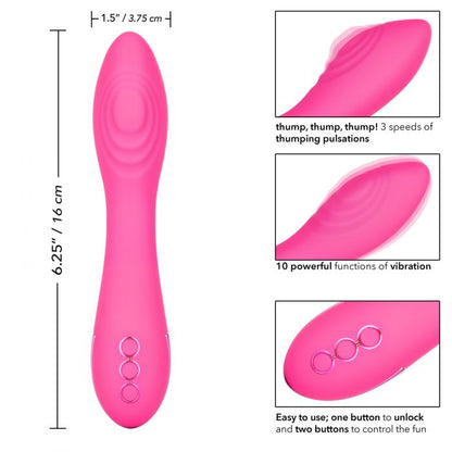 California Dreaming Surf City Centerfold Rechargeable Vibrator