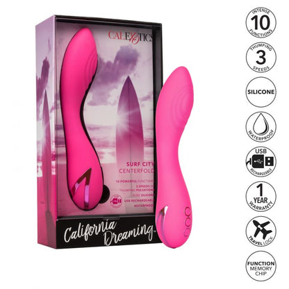 California Dreaming Surf City Centerfold Rechargeable Vibrator