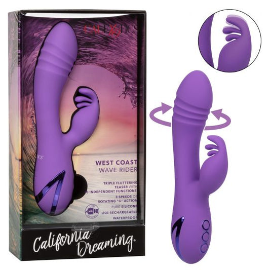 California Dreaming West Coast Wave Rider Rechargeable Vibrator