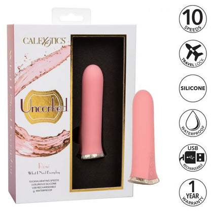 CalExotics Uncorked Rose Rechargeable Mini Bullet Vibrator