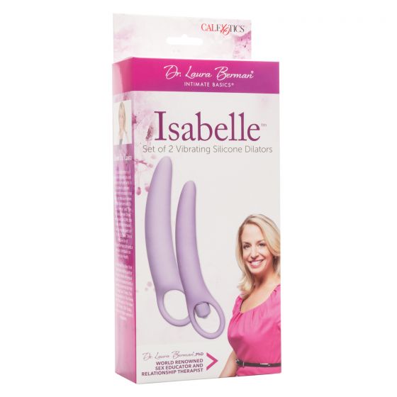 CalExotics Dr Laura Berman Isabelle Set of 2 Vibrating Silicone Dilators