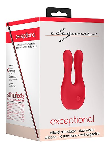 Shots Toys Elegance Exceptional Clitoral Stimulator - Red