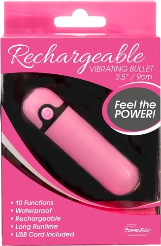 BMS Simple &amp; True Rechargeable Bullet Clitoral Stimulator - Pink