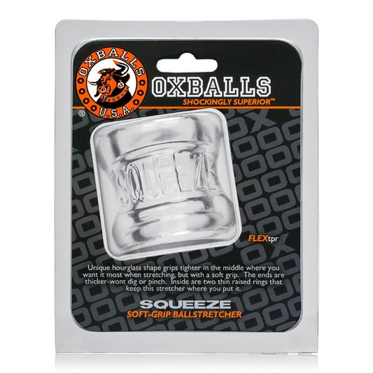 Oxballs Squeeze Soft-Grip Ball Stretcher - Clear