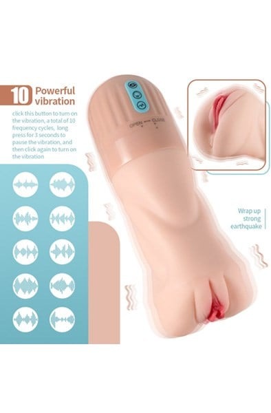 Xise Suctroker Ultra Realistic Vagina Sucking & Vibrating Masturbator